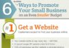Business infographic : Here are 6 things every small business can do to attract new customers without s…