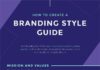 Business infographic : How to Create a Visual Style Guide to Help You Stay on Brand