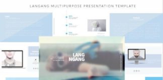 Business infographic : Langang Multipurpose Presentation Template – Business PowerPoint Templates