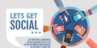 Business infographic : Let’s Get Social: The Simplified Guide To Social Media Marketing For Business – #infographic