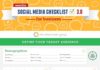 Business infographic : Sensible #SocialMedia Marketing Checklist for Business – #infographic