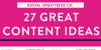 Business infographic : Social media infographic – Struggling to come up with an idea of what to post on your blog or social media?…