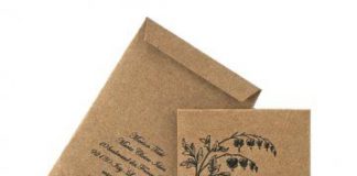 Business infographic : Une carte de visite comme un sachet de graines