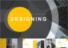 Business infographic : Yellow modern report design PowerPoint template – Pcslide.com#powerpoint #templa…