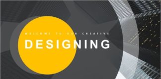 Business infographic : Yellow modern report design PowerPoint template – Pcslide.com#powerpoint #templa…