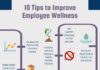 Management : 10 Tips to Improve Employee Wellness