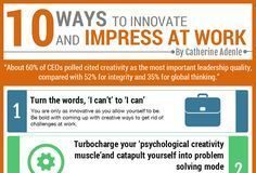 Management : 10 Ways to Innovate and Impress at Work (Infographic)