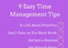 Management : 9 Easy Time Management Tips