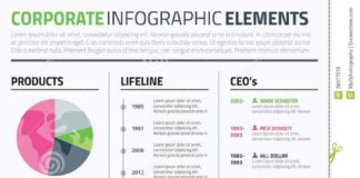 Management : Corporate Infographic Resume Elements Template – Download From Over 54 Million H…
