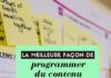 Management : La meilleure façon de programmer du contenu sur les réseaux sociaux