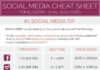 Marketing strategies : Social Media Cheat Sheet