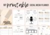 Marketing strategies : Social Media Planner | Business Planner | Social Media Plan | Instagram Planner | Social Media | Marketing Planner | Printable Planner