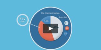 Statistics infographic : Motion Graphic animation Bar and Pie charts @evamotion.net