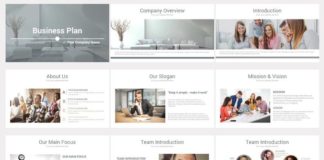 Business infographic : Ad: Business Plan PowerPoint Bundle by OceanArt on Creative Market. Business Pla…