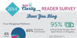 Business infographic : 2014 Blog Clarity Survey Results