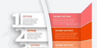 Business infographic : Abstract 3D vector Infographics from 5 steps. Business template . – Infographics