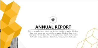 Business infographic : Business infographic : Business infographic : 22 Best yellow annual report PowerPoint template #powerpo…