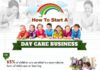 Business infographic : How To Start A Daycare Business