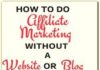 Marketing strategies : Affiliate Marketing Without A Website Or Blog