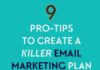 Marketing strategies : Wondering how to create an email marketing plan?