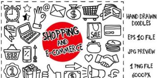 Medical infographic : Shopping Doodles set. Medical Infographic. $8.00