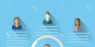 Statistics infographic : Human resource or hr management infographics element and background. Recruitment…