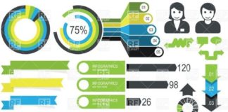 Statistics infographic : Statistics infographic : Infographics – statistic elements and icons Vector Image – Vector illustration of Signs, Symbols, Maps © good #25907