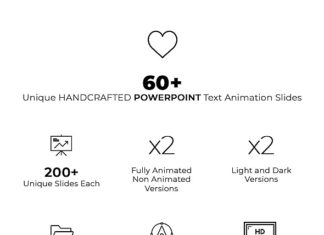 Discover : Wind Minimal & Clean Powerpoint With Text Animation Pack