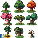 32x32 pixel art - [OC] 32x32 Trees Practice - InfographicNow.com | Your ...