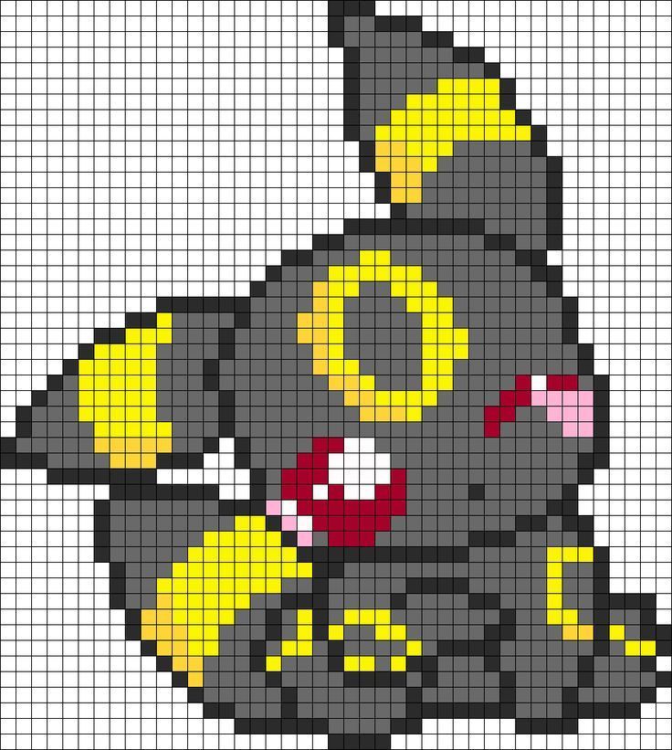 cool pixel art - pixel art pokemon facile evoli : +31 Idées et designs