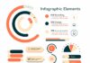 infographic – Download premium vector of Orange infographic design elements vector