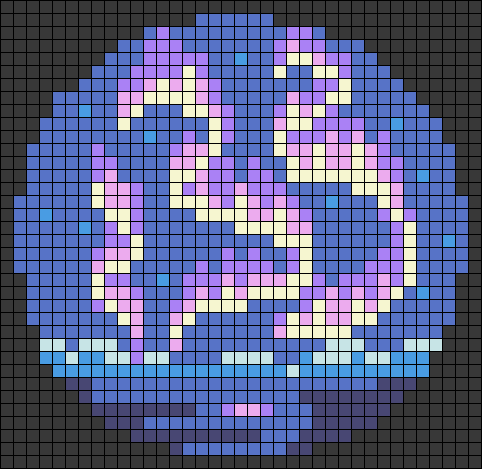 Pixel Art 32X32 Grid - lavidadefinch-comadreja