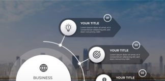 business infographic – Téléchargez Business Design Plat Infographique Avec Photo gratuitement