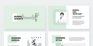 free infographic templates powerpoint – Burra – Clean Simple PowerPoint Presentation Template