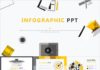 infographic powerpoint – Yellow infographics PowerPoint
