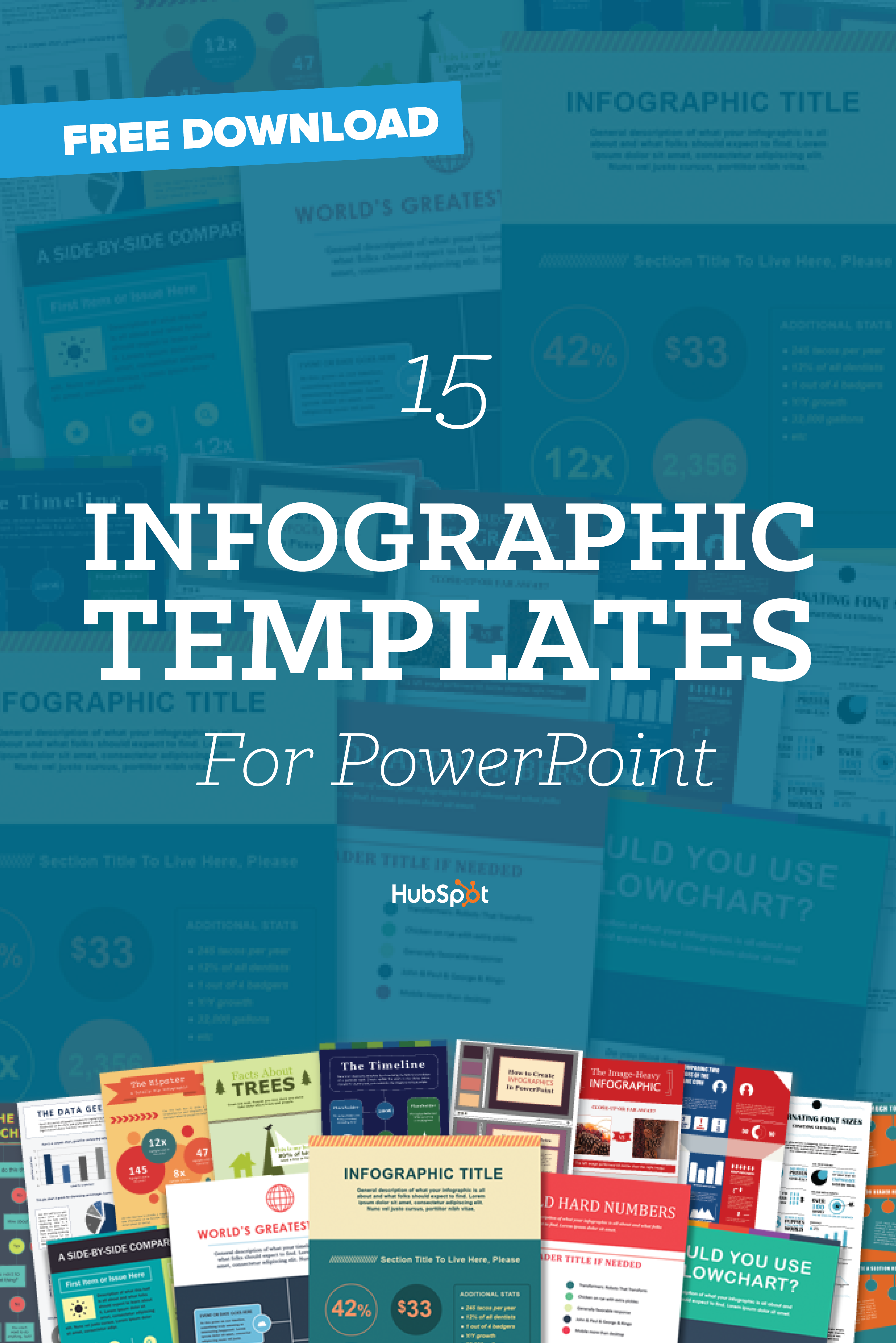 15 free infographic templates in powerpoint