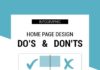infographic website – The do’s and don’ts of web design