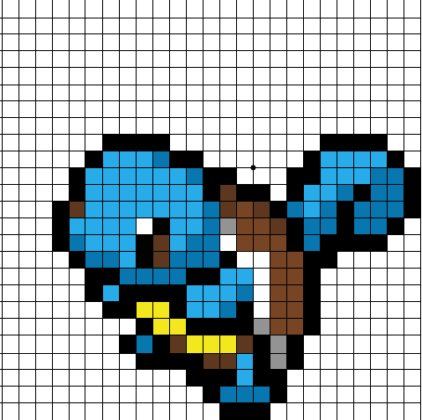 squirtle pixel art - mijn allereerste pixel art! squirtle ...