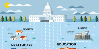 animated infographic – Government Spending Public-to-Private – Where the 2020 Budget Is Going to Be Spent