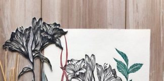 by the numbers infographic – Bouquet aux oignons. Impression originale de linogravure | Etsy