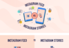 instagram infographic – Cheat Sheet: Instagram Feed vs. Instagram Stories