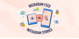 instagram infographic – Cheat Sheet: Instagram Feed vs. Instagram Stories