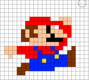 mario pixel art - Mario Pixel Art - InfographicNow.com | Your Number ...