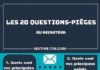 education infographic – Infographie: Le Top 20 Des Questions-Pièges Du Recruteur