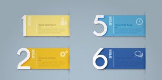 infographic free – Bannières Colorées Infographie