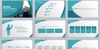 infographic template powerpoint – 30+ Best Blue business powerpoint Template