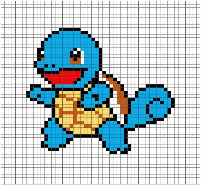 squirtle pixel art - Pokémon Patterns - InfographicNow.com | Your ...