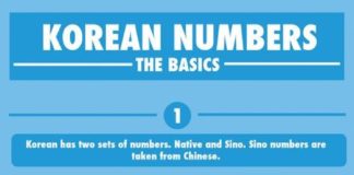 by the numbers infographic – Learn the Basics of Korean Numbers with this Handy Infographic | Learn Basic Korean Vocabulary & Phrases with Dom & Hyo