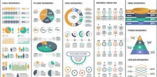 data infographic – Data visualization elements