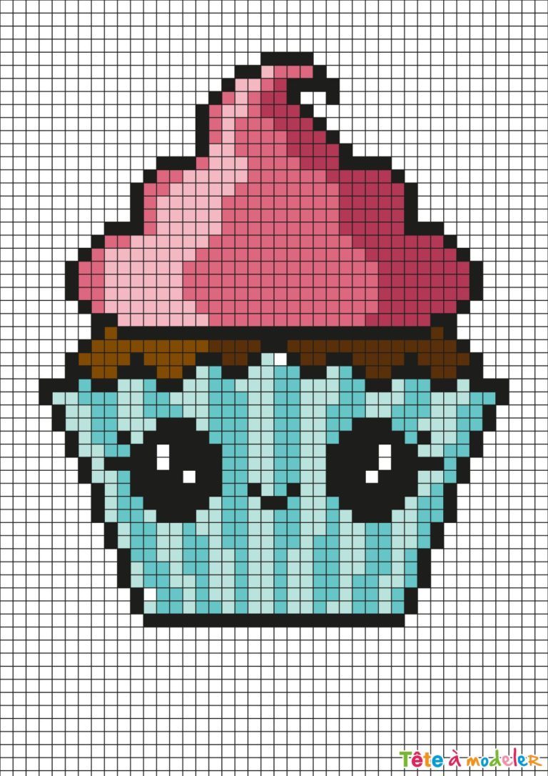 easy minecraft pixel art - Pixel Art Cupcake - InfographicNow.com ...